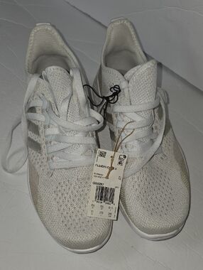 adidas Women's White Knit Running Shoes